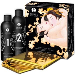 Shunga Gel de massage érotique fraise
