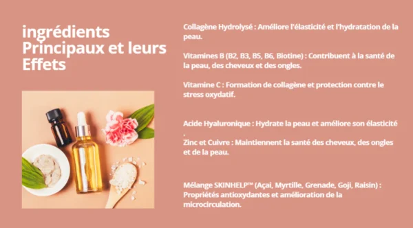BELLE PEAU : Pour une Peau Radieuse et Uniforme, des Cheveux Brillants et des Ongles Forts – Image 4